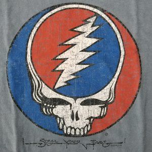 Grateful Dead Steal Your Face Distressed Print